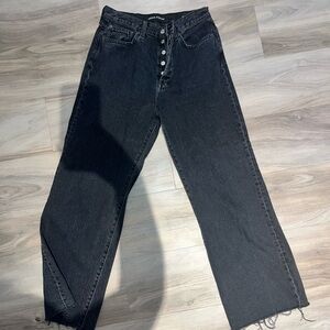 Denim Forum - The Farrah High Rise Wide Leg